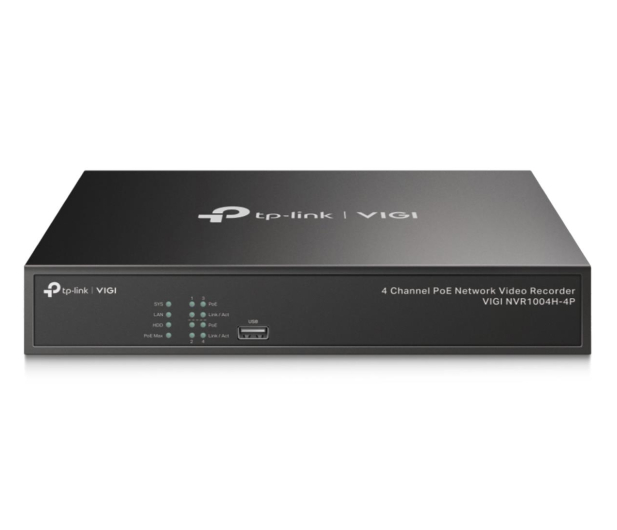 TP-LINK Sieciowy rejestrator wideo VIGI NVR1004H-4P 4 kanały - 1146049 - zdjęcie